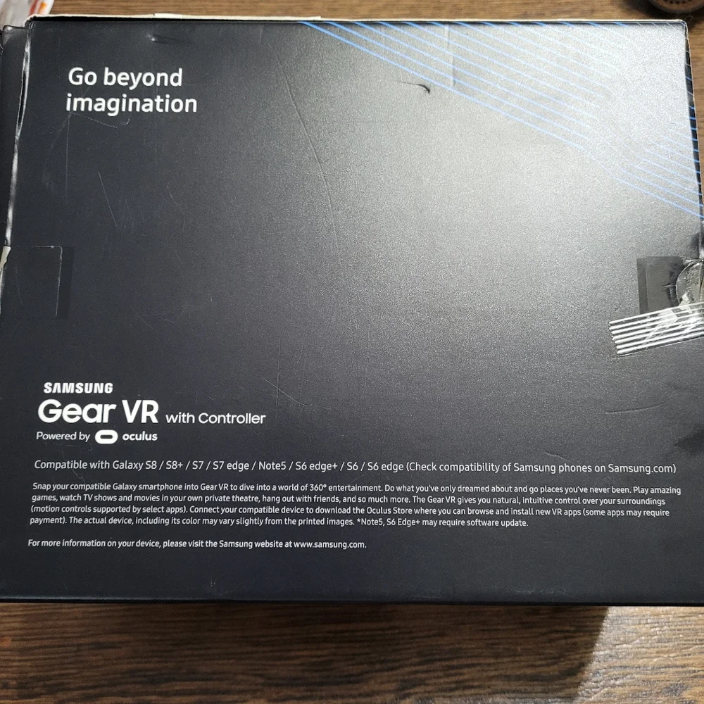 Samsung Gear VR virtual reality headset black